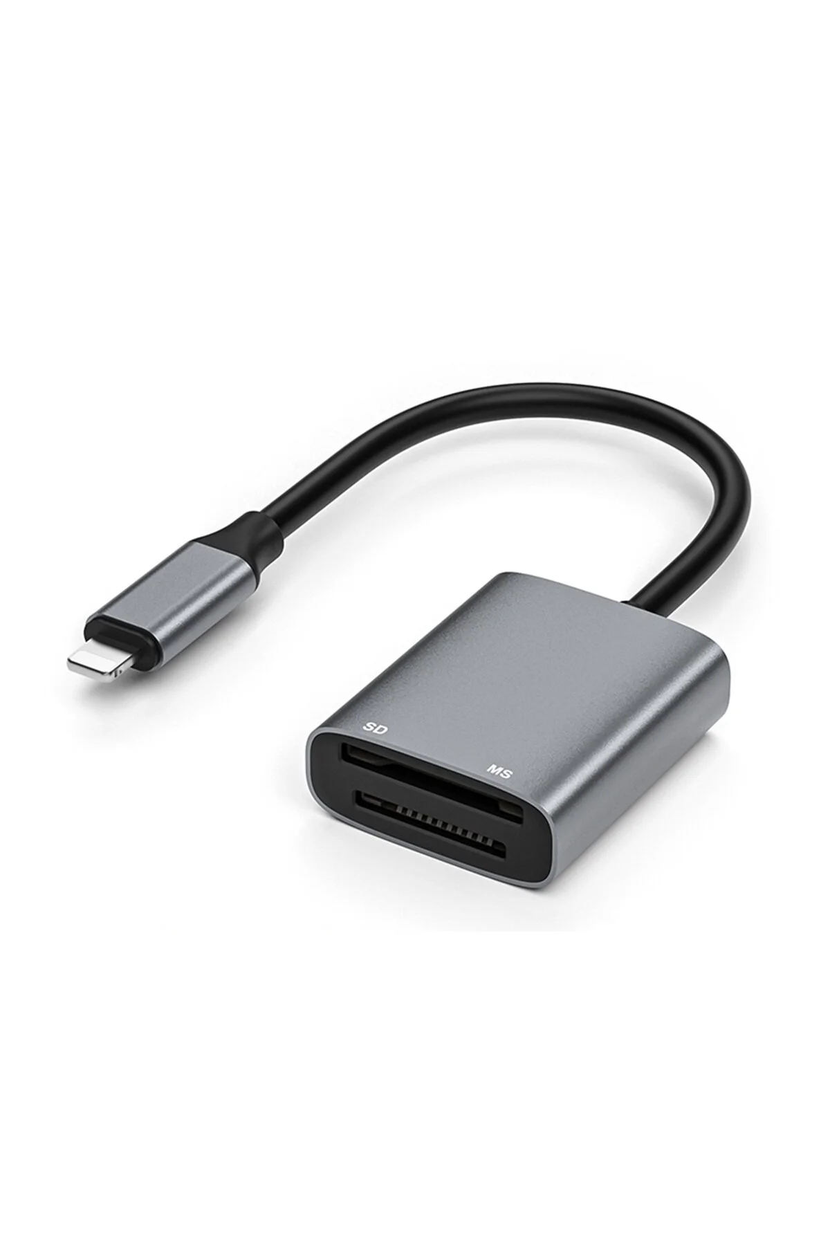 Mettzchrom Sony Hafıza Kart Okuyucu Lightning Hafıza Kart Okuyucu Memory Stick Pro Duo Sd Kart Apple Uyumlu iPhone