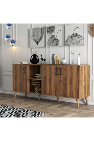 1622 EXXEN AHŞAP AYAKLI MODERN KONSOL