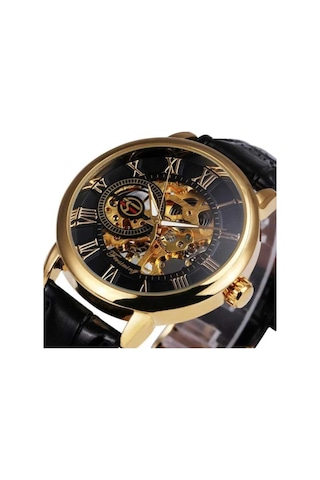 Sewor Kurmalı Mekanizma Kol Saati Gold Renk Swr0715936499506