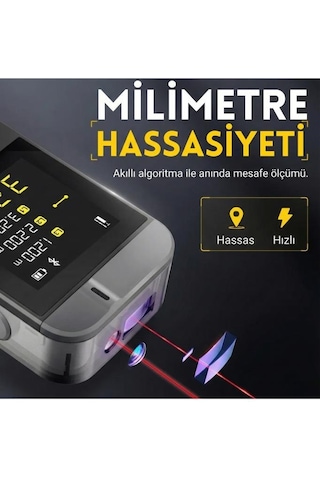 Fnırsı Ir40 Akıllı Mesafe Ölçer Lazer Metre