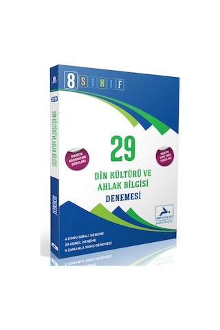 8. Sınıf Din Kültürü ve Ahlak Bilgisi 29 Deneme- PRF Paraf Yayınları