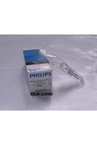 Philips Type 5761 6V 30W G4 Projeksiyon Lambası Optik /Özel Ampul