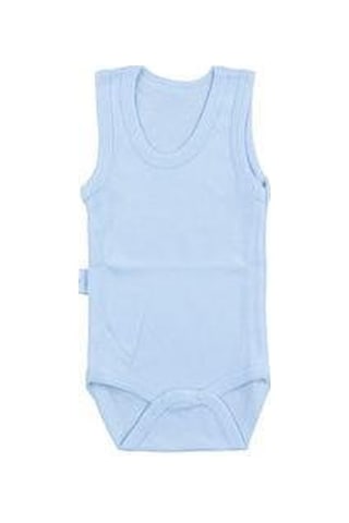 Sebi Bebe Bebek Pamuklu Alttan Çıtçıtlı Askılı Bady-11299 Mavi