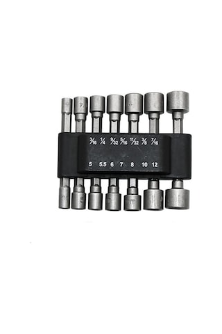 Xindoker 14 Parça 1/4" Hexagonal Saplı, Manyetik Olmayan, 5-13mm Çaplı Pnömatik Ve Elektrikli Tornavida Uyumlu Cr-v Çelik Somun套筒 Seti