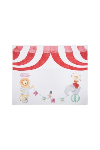 Iconique Bebek Küpleri ve Circus Bebek Fotoğraf Battaniyesi Mavi