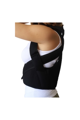 Dik Duruş Korsesi Balenli Unisex Kamburluk Önleyici Korse Koltuk Altı Acıtmayan Tasarım