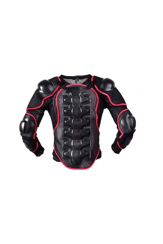 Cbtx Global Ghost Racing F060 Motosiklet Binme Dişli Göğüs Koruyucu Dirsek Pedi Düşme Koruma Zırh Elbisesi L Kırmızı - Siyah