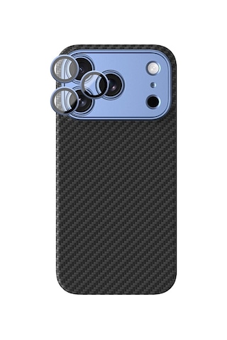 Apple Uyumlu iPhone 18 Pro Kılıf M-safeli 1500d Aramid Fiber Amazingthing Titan Max Slens Serisi Kapak Mavi