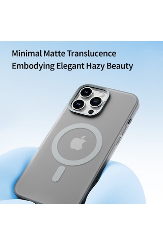 Rock Apple Uyumlu iPhone 16 Pro Matte Magsafe Silikon Kılıf Siyah