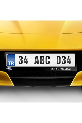 Kişiye Özel Isimli Subaru Logolu Plakalık 264845299