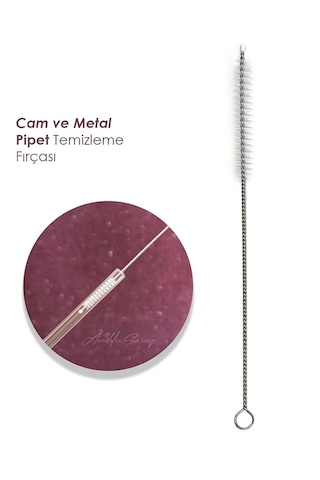 3 Lü 24 Cm Pipet Temizleme Teli İnce Alanlar İçin
