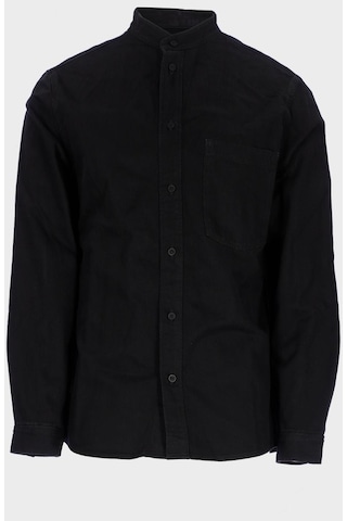 Erkek Hakim Yaka Regular Fit Jean Gömlek C 4553-087 Siyah