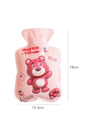 Sıcak Su Şişesi Mını Boy Karikatür Ayı