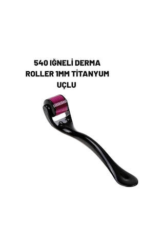 Ev Tipi Mikro İğneli Cilt Bakım Aleti 1 Mm Titanyum Roller -