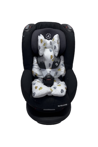 Ezh Collection 8011 Müslin Puset ve Oto Koltuğu Minderi Sarı-Gri