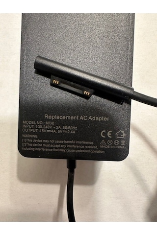 15 Volt 4 Amper Microsoft Uyumlu Surface Pro7 Adaptör