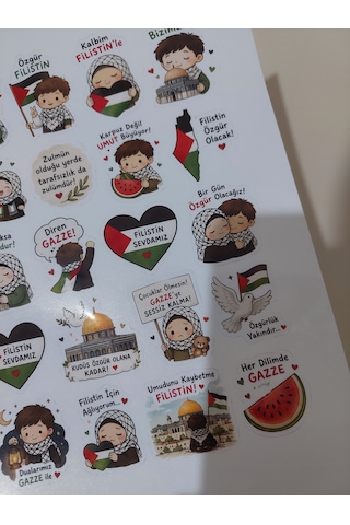 Filistin Temalı Sticker