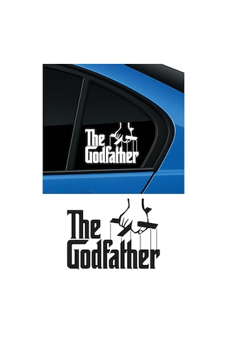 The Godfather Sticker, Oto Sticker, Motor Sticker 30x23 Cm