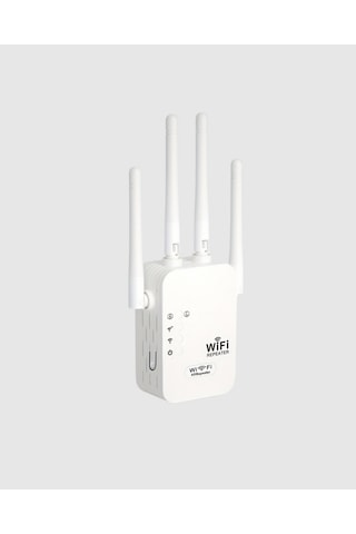 Cosmotex Antenli Wifi Repeater 300m2 Kapsama Alanı Wpa3 Güvenlikli