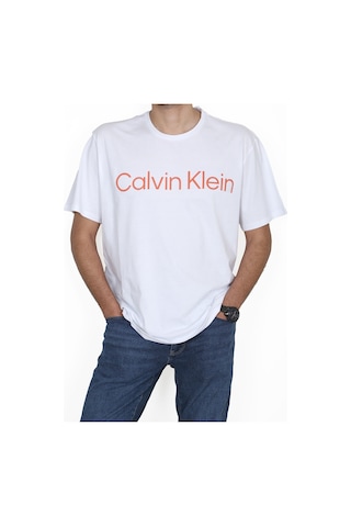 Calvin Klein Calvın Kleın Erkek T-shırt 40jm930-540 Beyaz