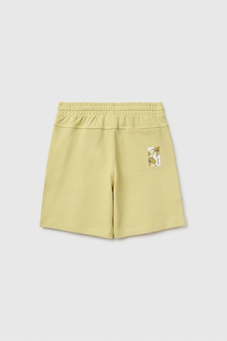 United Colors Of Benetton Erkek Çocuk Beli Lastikli Relaxed Fit Bermuda Şort Sarı 6-14 Yaş-2805