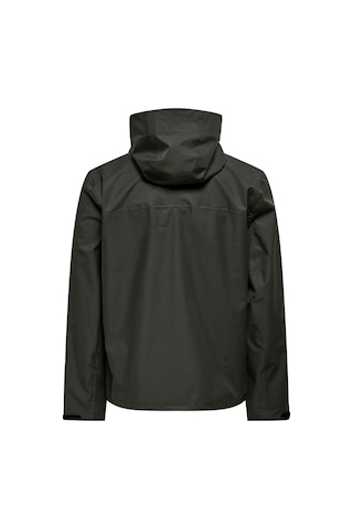 Only & Sons Onsluke Waterproof Jacket Otw Vd Erkek Gri Mont - 22031606 Siyah