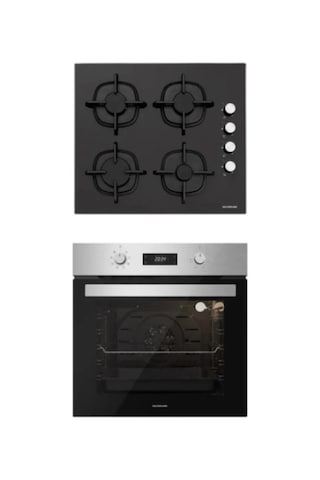 Silverline BO6504X01 - CS5343B01 Inox Cam Ankastre Set