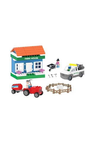 03 615 Double Blocks Çiftlik Seti -pilsan