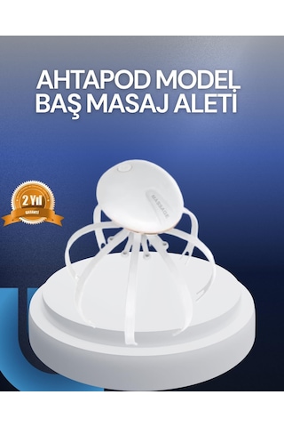 3 Kademeli Elektrikli Kafa Masaj Aleti, Ev Tipi, Titreşimli Tasarım, Ergonomik Kullanım