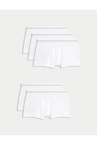 Marks & Spencer 5'li Regular Fit Hipster Külot Seti T14006123a Beyaz