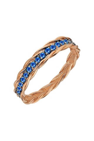 Sirius London Blue Topaz Taşlı Niks Yüzük 0842R0025