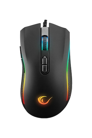 Rampage Smx-r44 V2 12800dpı 1000hz Rgb Kablolu Siyah Gaming Mouse