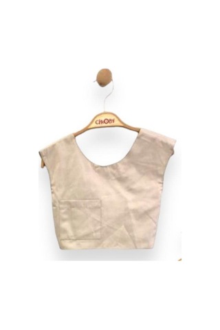 Çikoby Kız Çocuk Dokuma Üstü Crop Bol Paça Yırtmaçlı Pantolon Takım-13775 Taş