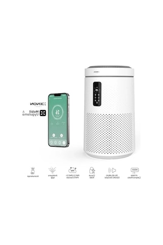 Akıllı Hava Temizleyici - Mobil Uygulama Ve Aromaterapi Özelliği 150 Mm