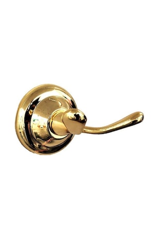 Lider Dicle Gold Banyo Aksesuarı.Sarı Altın Renk Ikili Askılık Çok Renkli