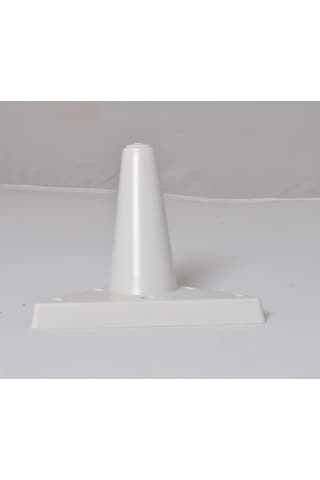 Zeygen Sena Plastik Mobilya Baza Koltuk Kanepe Ayak 6 Adet 14 Cm Beyaz
