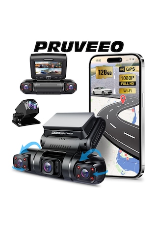 Pruveeo D90-4ch Fhd Wi-fi Gps + 128gb Sd Kart
