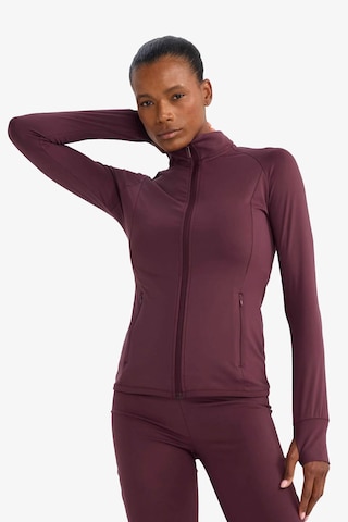 Defacto Fitted Dik Yaka Spor Kahverengi Kadın Hırka B3985ax/bn277 Kahverengi