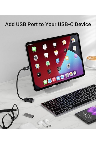 Usb C - Usb A 3.0 Adaptör Otg Thunderbolt 2'li Paket