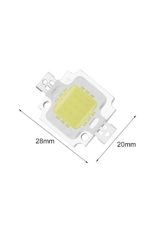12v 10w Power Led Çipi Günışığı Işık 10 Watt Projektör Cob Ledi 900lm