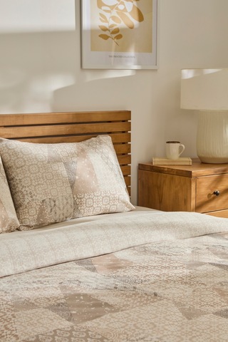 Kaşmir Home Lea Çift Kişilik Nevresim Takımı Bej Bej