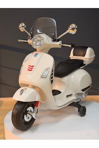 Orjinal Vespa Akülü Motor 3-6 Yaş Beyaz