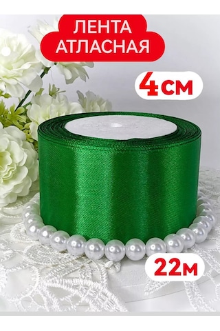 Magazin Dla Rukodel'nic Ip Gavrilov R N Saten Ambalaj Şerit Yeşil 019 4 Cm 22 Metre 211796344