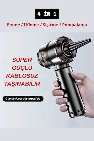Wearfitpro 16000pa Yüksek Emiş Üfleme Güçlü Kablosuz Taşınabilir Mini Elektrikli Süpürge Vakum