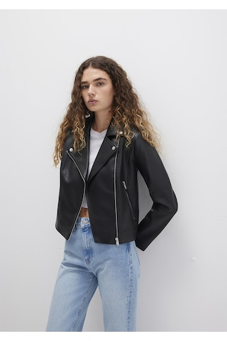 Mavi - Siyah Biker Ceket 1110221-900 Siyah