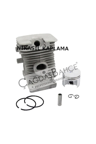Stihl Ms170 Motorlu Testere Nikasil Silindir Piston Seti 37 Mm