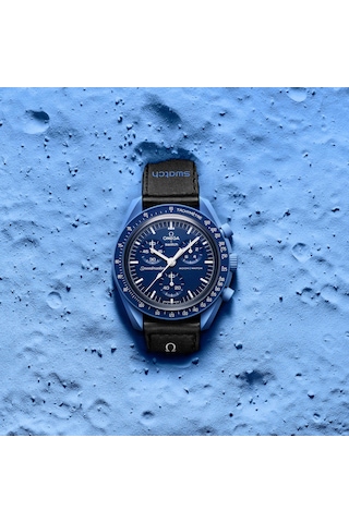 Swatch Omega Moonswatch Mission To Neptune So33n100 Mavi