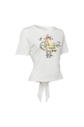 Biggdesign Nature Pedaldaki Bahçe Kadın T-shirt 001