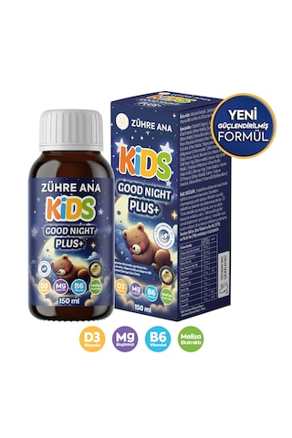 Good Night Plus Uyku Şurubu Valerian, Melisa Ve Papatya İçeren Vitamin Katkılı Ve Çilekli 150 Ml