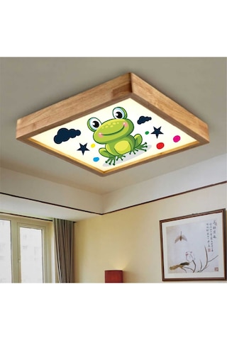 Led Aydınlatma Avize 60X60Cm Kids Kurba Beyaz 6500K Işık Dekor O